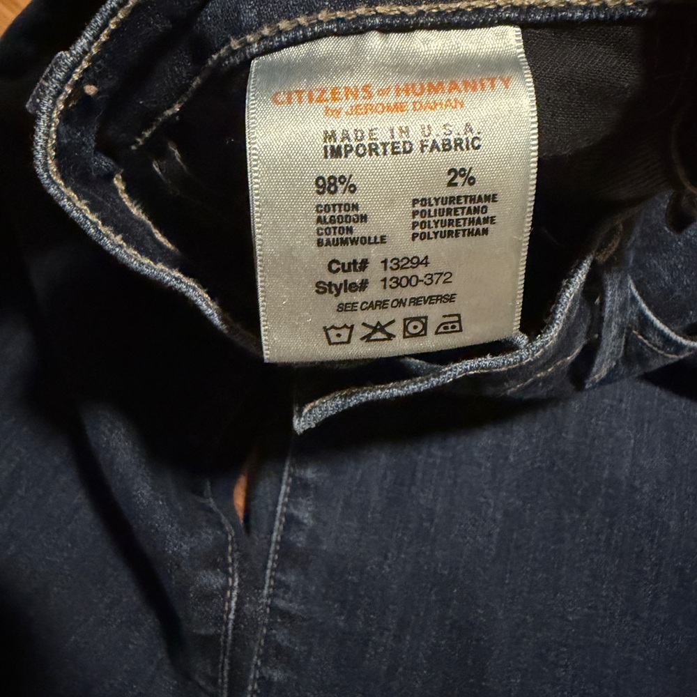 Citizens of Humanity Deep Indigo Denim